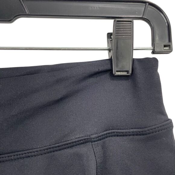 Dona Jo cropped skorts skirted leggings Size L black pickleball golf tennis - Picture 7 of 13